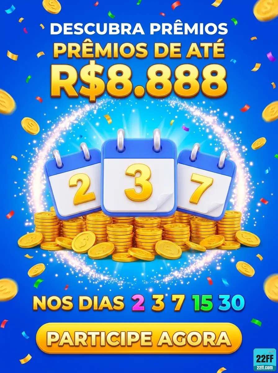 22ff.com descubra premiado jogo